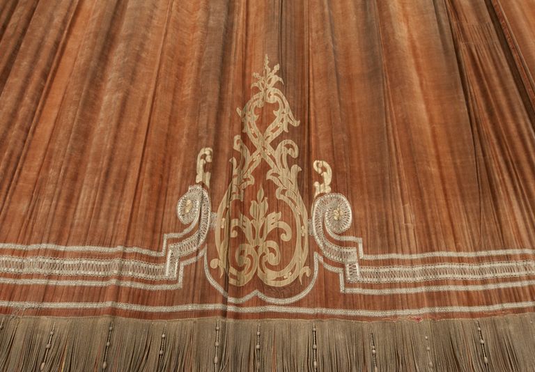 Piacenza, Teatro Municipale, particolare del sipario (foto Andrea Scardova, IBC) 2016